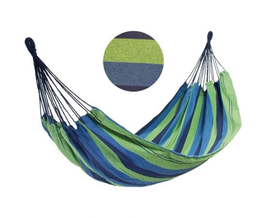 Полотняный гамак Ecos Ham-11 с чехлом для хранения и переноски, р-р 200х120 см 004972 