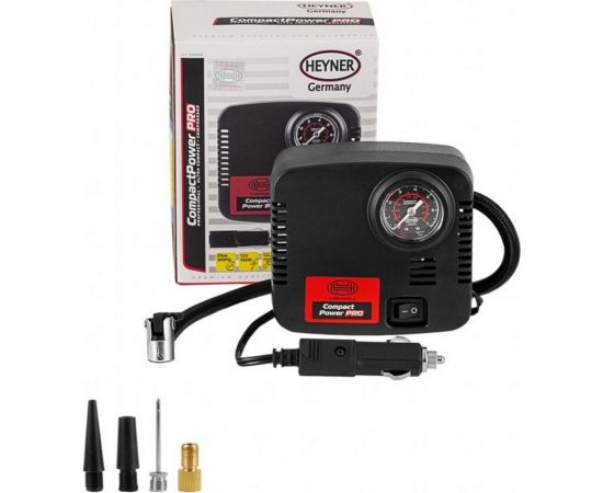 Микрокомпрессор Heyner 12 В, NON-STOP, с манометром, 21 бар 12 л/мин 235000 