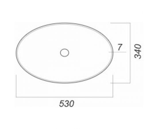 Умывальник раковина-чаша SANITA RINGO Slim 53 см 00000066794 RNGSLWB01S – изображение 4