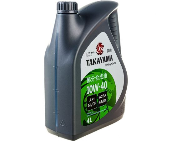 Моторное масло TAKAYAMA SAE 10W-40, API SL/CF, 4 л, пластик 605518 – изображение 8