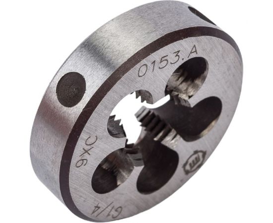 Плашка, трубная цилиндрическая G 1/4 дюйма 9ХС ТМ Туламаш 57993 – изображение 2