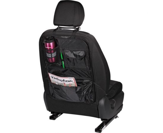 Органайзер на спинку переднего сидения Airline с откидным столиком, 59x40x25см, черный AO-BS-02 – изображение 2