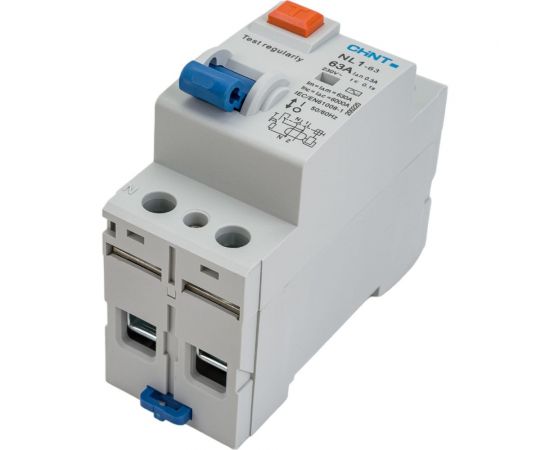 Выключатель дифференциального тока CHINT (УЗО) 2п 63А 300мА тип AC 6кА NL1-63 (R) 200220 – изображение 3