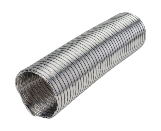 Воздуховод гибкий алюминиевый гофрированный 100 мм, L 1.5 м ВИЕНТО 100ВА-1,5 – изображение 3