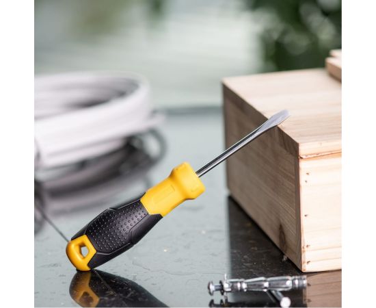 Крестовая отвертка DELI DL635075 PH1x75мм (магнит, TPR+PP ручка) 98363 – изображение 3