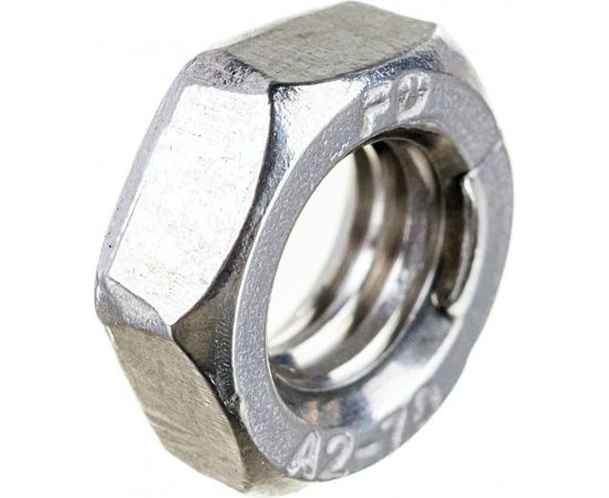 Гайка из нержавеющей стали DINFIX DIN 934, А2, М6, 50 шт. 00-00001796 – изображение 2