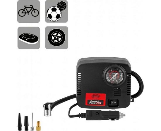 Микрокомпрессор Heyner 12 В, NON-STOP, с манометром, 21 бар 12 л/мин 235000 – изображение 3