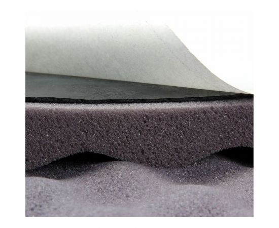 Акустический поролон для авто на мастичном слое Dreamcar Wave-волна Block 4 шт., 25 мм, 0.7x0.5 м, 4 листа WO-25M-S075050P1235 – изображение 4