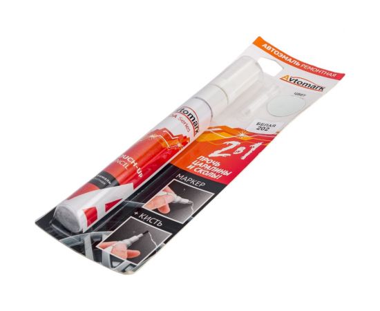 Кисть+маркер AvtoMark 202 Белая, 10мл 004-00759 – изображение 4