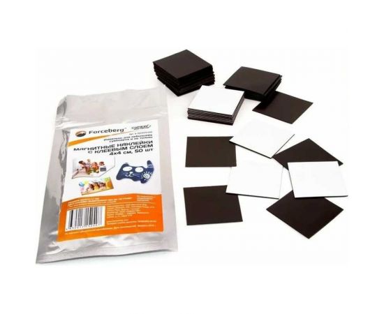 Магнитные виниловые наклейки Forceberg 4x4 см, 50 шт 9-7622070-050 – изображение 2