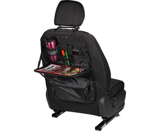 Органайзер на спинку переднего сидения Airline с откидным столиком, 59x40x25см, черный AO-BS-02 – изображение 3