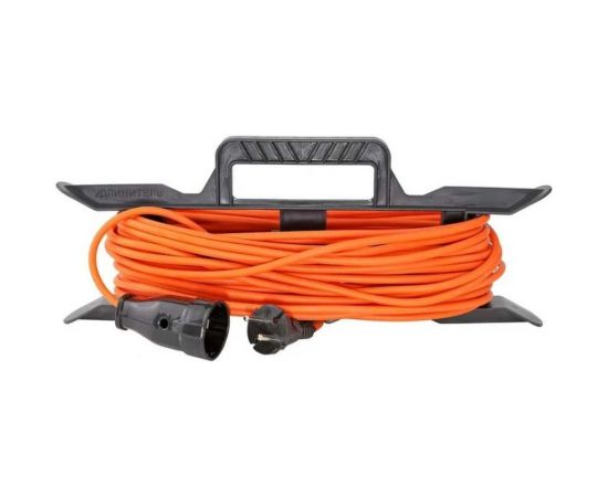 Силовой удлинитель Glanzen шнур штепсельное гнездо ПВС 2x0,75 40 м арт. ES-40-001 00-00006702 – изображение 3