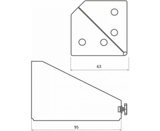 Регулируемая опора для мебели JET 034 H-95 мм, сталь, белый F034S.095WT99 – изображение 3