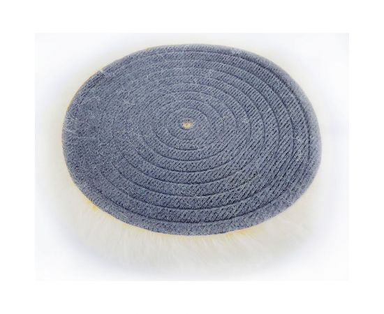 Полировальник из натуральной овечьей шерсти на липучке 150 мм RoxelPro 227125 – изображение 4