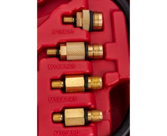 Бензиновый компрессометр 0-20атм, кейс МАСТАК 120-10008C – изображение 5