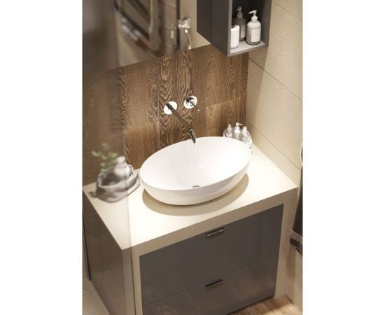 Умывальник раковина-чаша SANITA RINGO Slim 53 см 00000066794 RNGSLWB01S – изображение 3