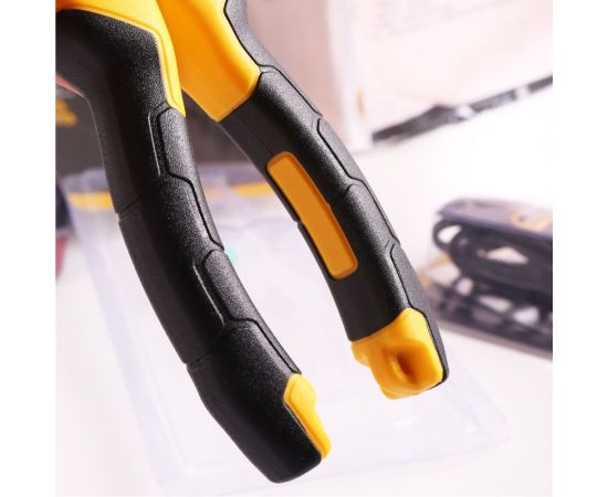 Комбинированные плоскогубцы DELI dl2006z 160мм сталь crv, прорезиненная двухкомпонентная рукоять 110701 – изображение 3