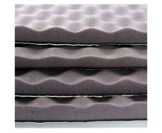 Акустический поролон для авто на мастичном слое Dreamcar Wave-волна Block 4 шт., 25 мм, 0.7x0.5 м, 4 листа WO-25M-S075050P1235 – изображение 2