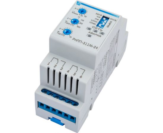 Реле напряжения, перекоса и последовательности фаз Новатек-Электро РНПП-311М-24V 3425602311 