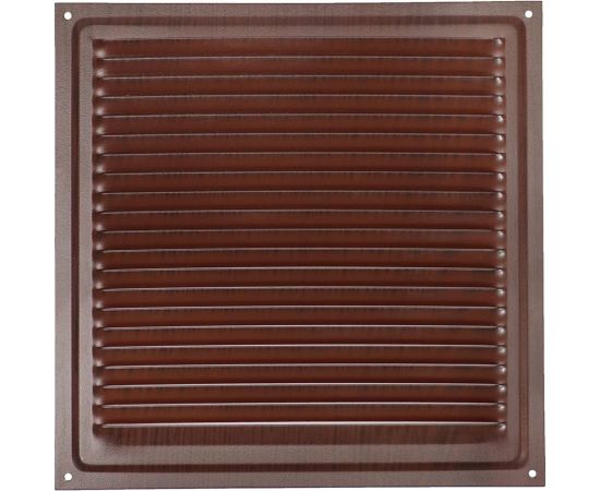 Решётка вентиляционная 150x150 мм декор под дерево "венге" Трибатрон 88123 