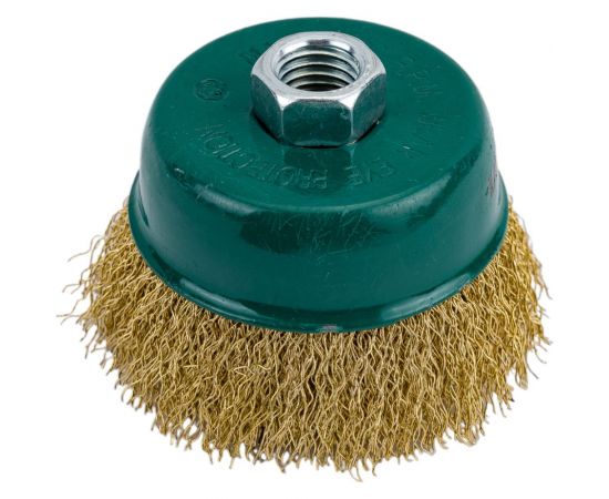 Щетка чашка гофра 75 мм, M14 для УШМ ВОЛАТ 81030-75 