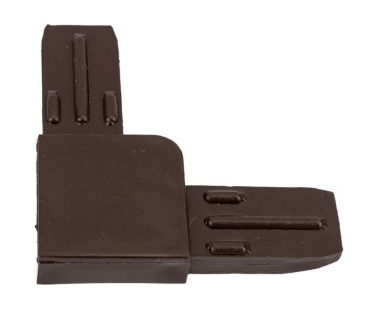 Уголок для москитной сетки ООО ""Полимер-Фарм"" 25 мм, 4 шт., коричневый 04687202902941 