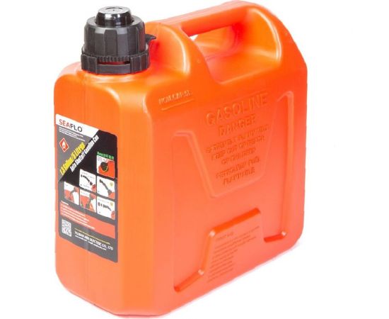 Канистра пластиковая для бензина 5 л, пластик SeaFlo SFGT-05-01 