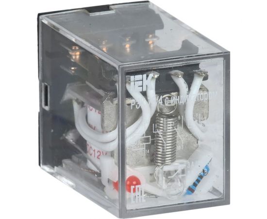 Реле IEK РЭК78/4 MY4 с индикацией 3А 230В АC RRP20-4-03-220A-LED 