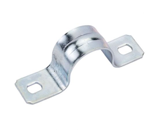 Крепежная двухлапковая скоба Ruvinil d20 мм метал. оцинк. уп.30 шт С21420 