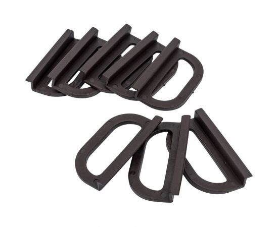 Ручка для москитной сетки ООО ""Полимер-Фарм"" коричневая, комплект из 8 штук 4687202902989 