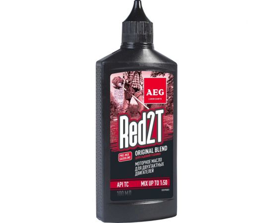 Масло минеральное для двухтактных двигателей API TC AEG Universal 2T 100 мл AEG Lubricants 33199 
