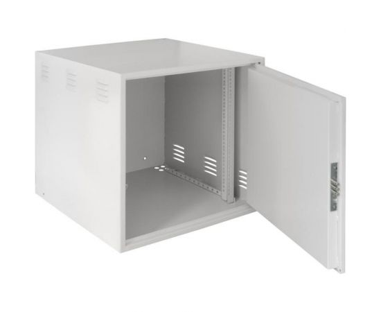 Настенный антивандальный шкаф сейфового типа 12U серый NETLAN EC-WS-126060-GY 