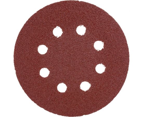 Шлифлист круглый перфорированный 125 мм, 10 шт, Р80 ВОЛАТ 80010-80 