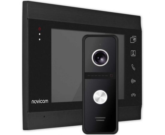 Комплект видеодомофона Novicam dark magic 7c kit для квартиры, дома и офиса 4222 – изображение 4