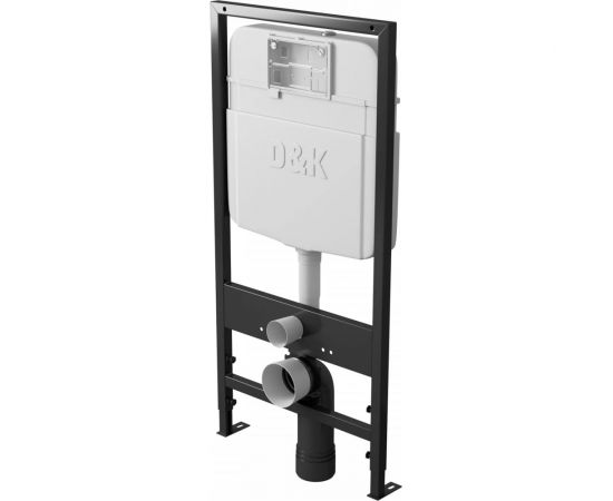 Комплект D&K подвесной безободковый унитаз DK Quadro 530х360х365 мм, сиденье микролифт, белый DS1511604 – изображение 2