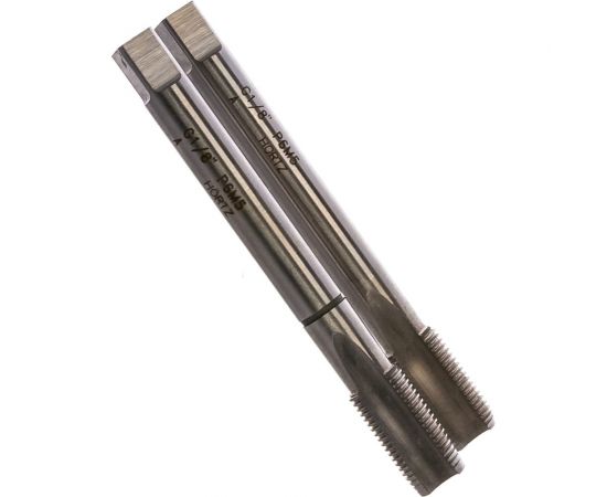Метчик G 1/8 дюйма м/р комплект 2 шт. Р6М5 HORTZ 203807 – изображение 5