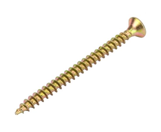 Потайной универсальный шуруп Метизный двор 3,0x40, желтый, 1000 шт. 4607159063113 – изображение 4