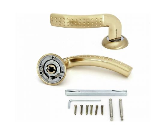 Дверная ручка Palladium A Bruno-M SG/GP 00011340 – изображение 5