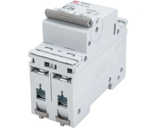 Автоматический выключатель EKF 2P 25А (C) 6кА ВА 47-63N PROxima M636225C – изображение 2