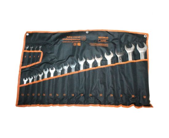 Набор комбинированных ключей Автоdело Professional 20шт. сумка 36200 13969 – изображение 3