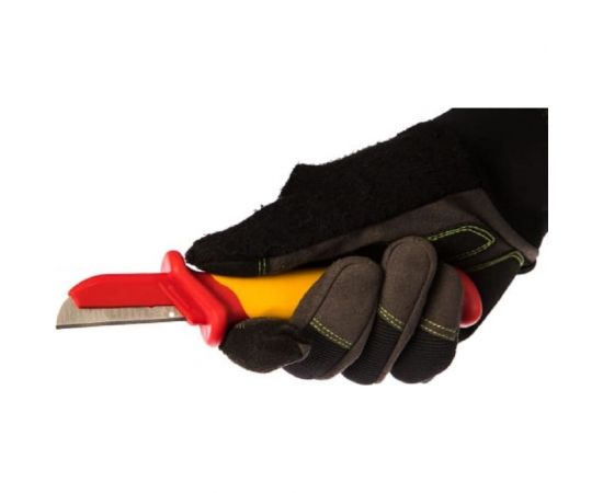 Изолированный кабельный нож BIST прямой, VDE, 180 мм, до 1000 В BWD520E-02 – изображение 4