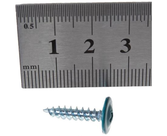 Саморез ПШО КРЕП-КОМП острый 4,2х19 RAL5021 1000шт пшо195021 – изображение 2