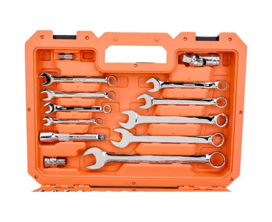 Набор инструментов 1/2 +1/4 Кратон TS-18 2 28 09 018 (82 пр.) – изображение 7