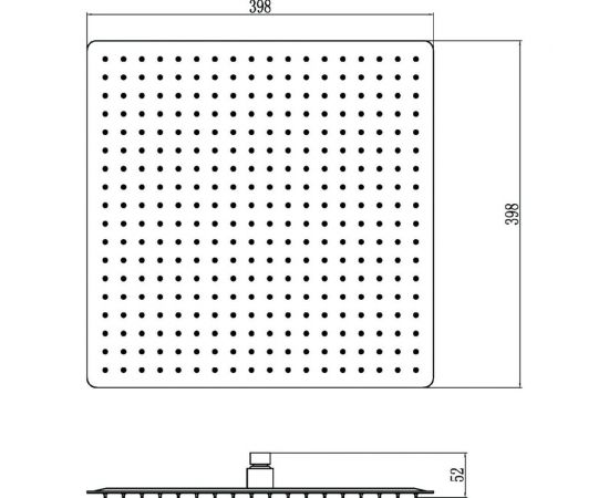Лейка для верхнего душа Savol 400 мм S-000F16 23335 – изображение 2