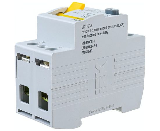 Устройство защитного отключения IEK ВД1-63S УЗО, 2Р, 63А, 300мА MDV12-2-063-300 – изображение 2