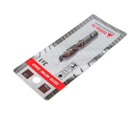 Метчик/сверло/зенкер 3 в 1 TOOLAS М8x1,25 00013153 – изображение 2