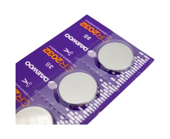 Литиевая батарейка DAEWOO CR2032 Lithium BL-5 5030268 – изображение 4