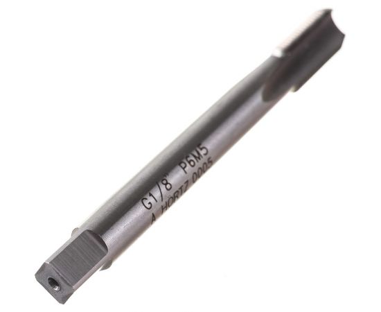 Метчик G 1/8 дюйма м/р комплект 2 шт. Р6М5 HORTZ 203807 – изображение 3