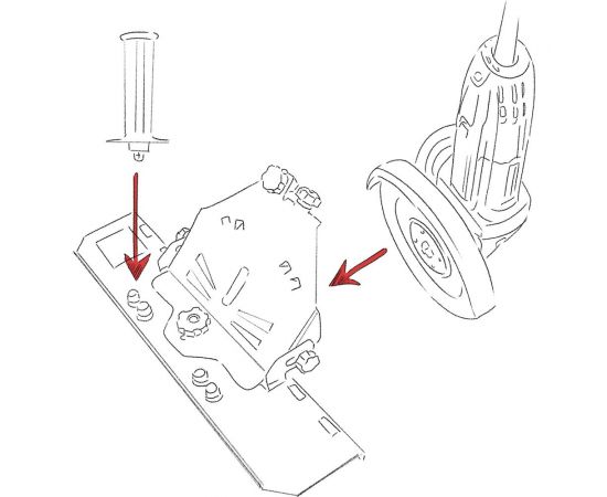 Заусовщик 115/125 для плитки под 45 градусов для болгарки Латрь 44976 – изображение 3