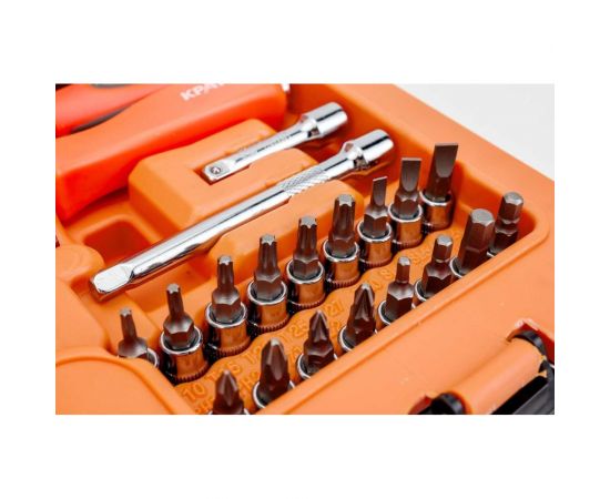 Набор инструментов 1/2 +1/4 Кратон TS-18 2 28 09 018 (82 пр.) – изображение 4